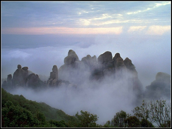 Gunung tailao, provinsi fujian：alam ajaib  laut